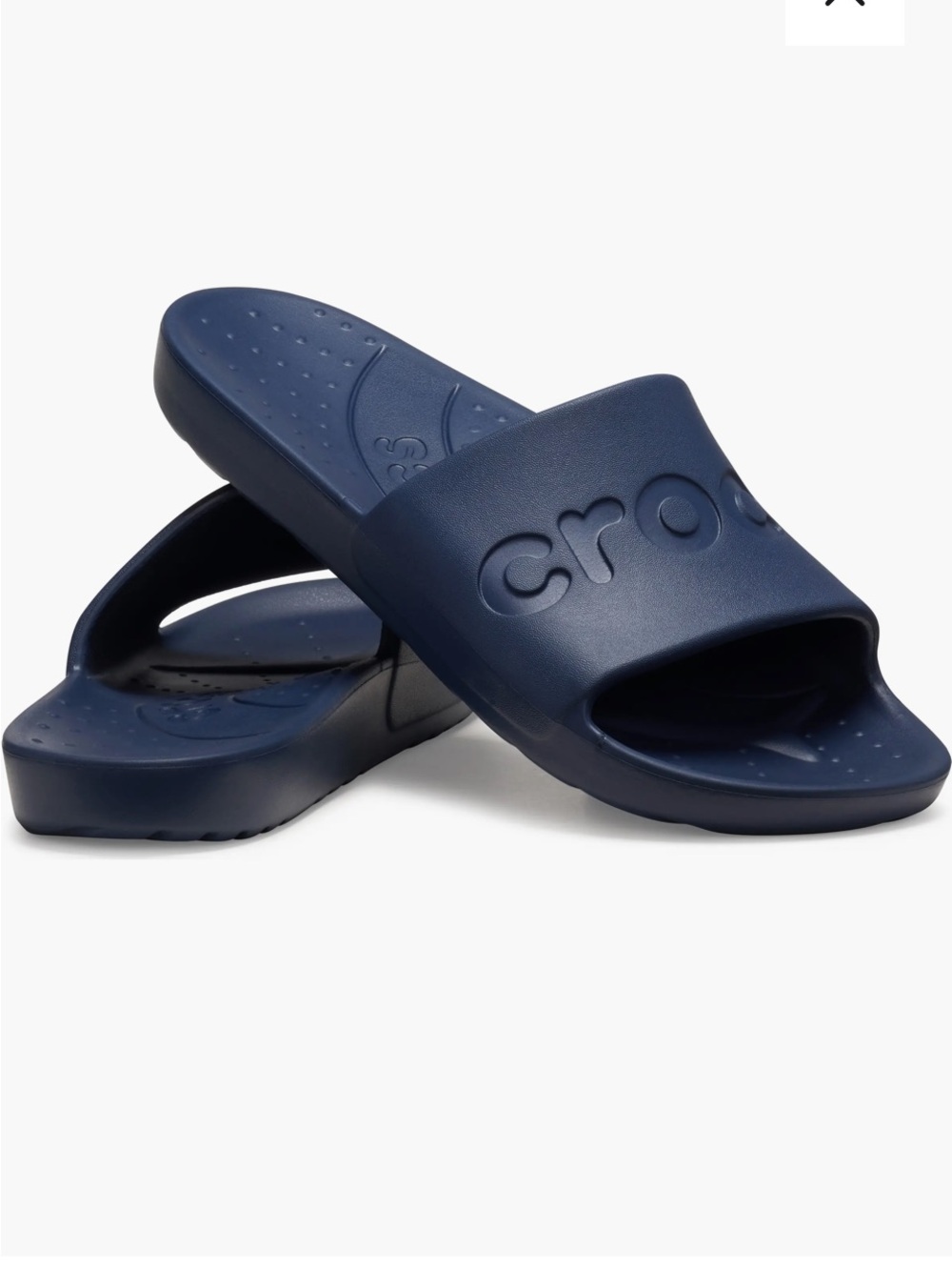 CROCS Men’s Navy Blue Classic Slide Sandals